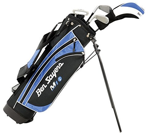 Ben Sayers Juniorzy Ben sayers 2017 M1i Package zestaw Kids Golf zestawu + Pulpit Niebieski torba  po prawej stronie G6391