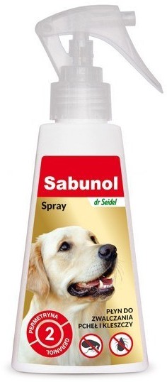 Dr Seidla Sabunol Spray przeciw pchłom i kleszczom dla psa 100ml 14885