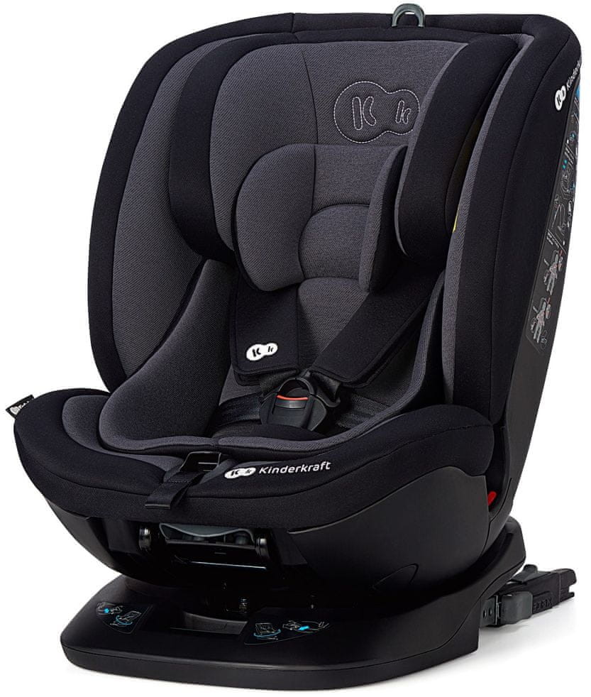 KinderKraft fotelik samochodowy XPEDITION ISOFIX 2021 black