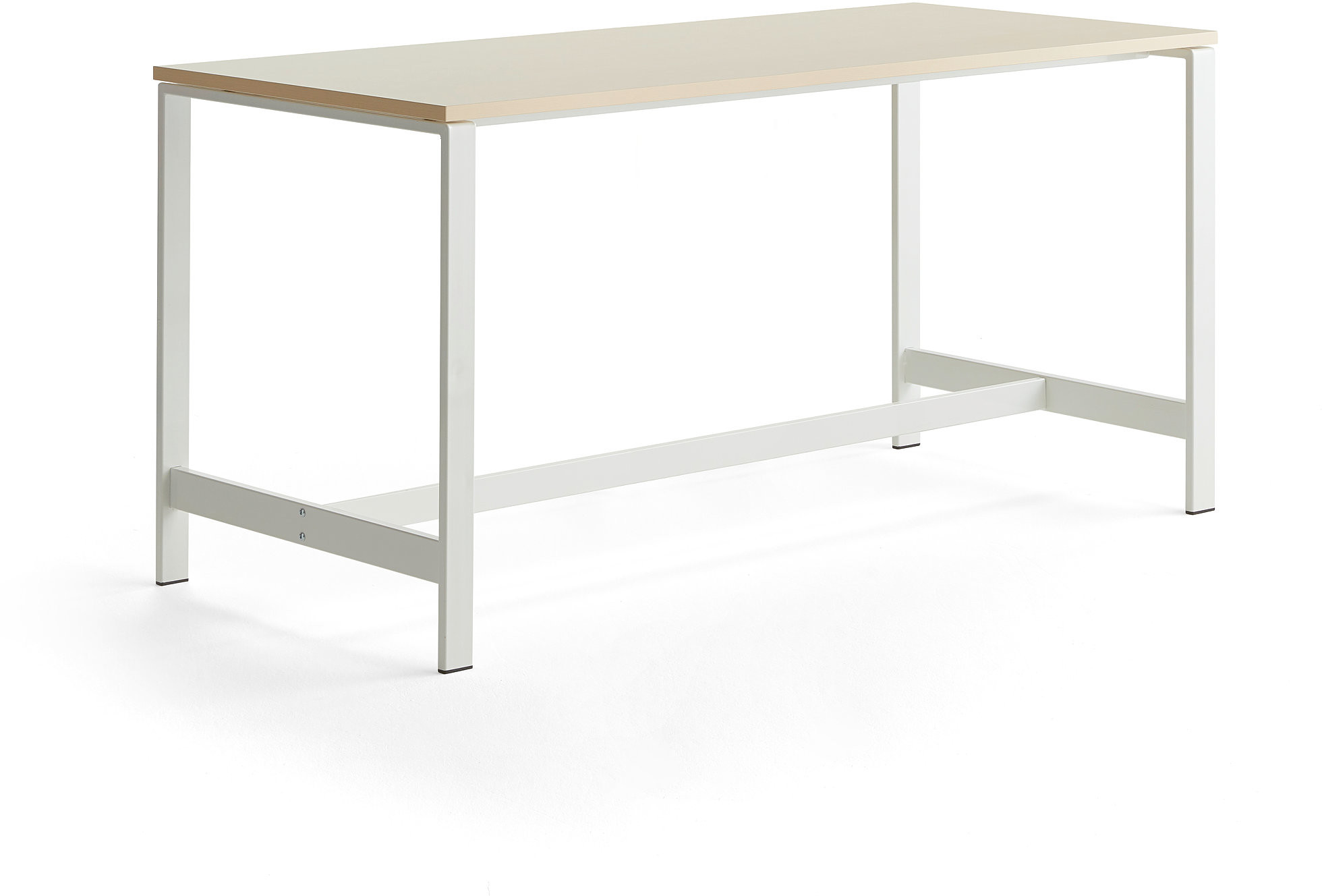 AJ Produkty Stół VARIOUS, 1800x800 mm, wysokość 900 mm, biały, brzoza