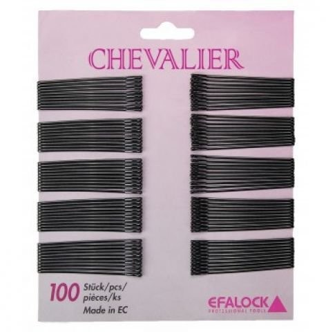 Efalock Professional Efalock rycerza zaciskami do włosów 7 cm 12 sztuk, 2er Pack (2 X 12 sztuk) czarny 10691