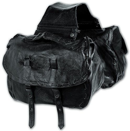 A-Pro A-pro Panniers Saddle Bags Leather Universal Fit Soft Motor Bike Cruiser 5180000018801