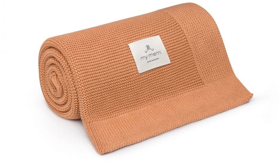 MEMI My Memi - Bambusowy kocyk caramel 80x100 - classic 70426-uniw