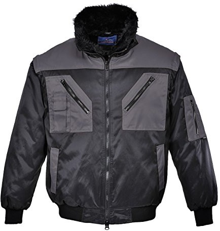 Portwest portwest pj20  dwa kolorowe kurtka pilotka, 1 sztuki, szary PJ20BYR5XL