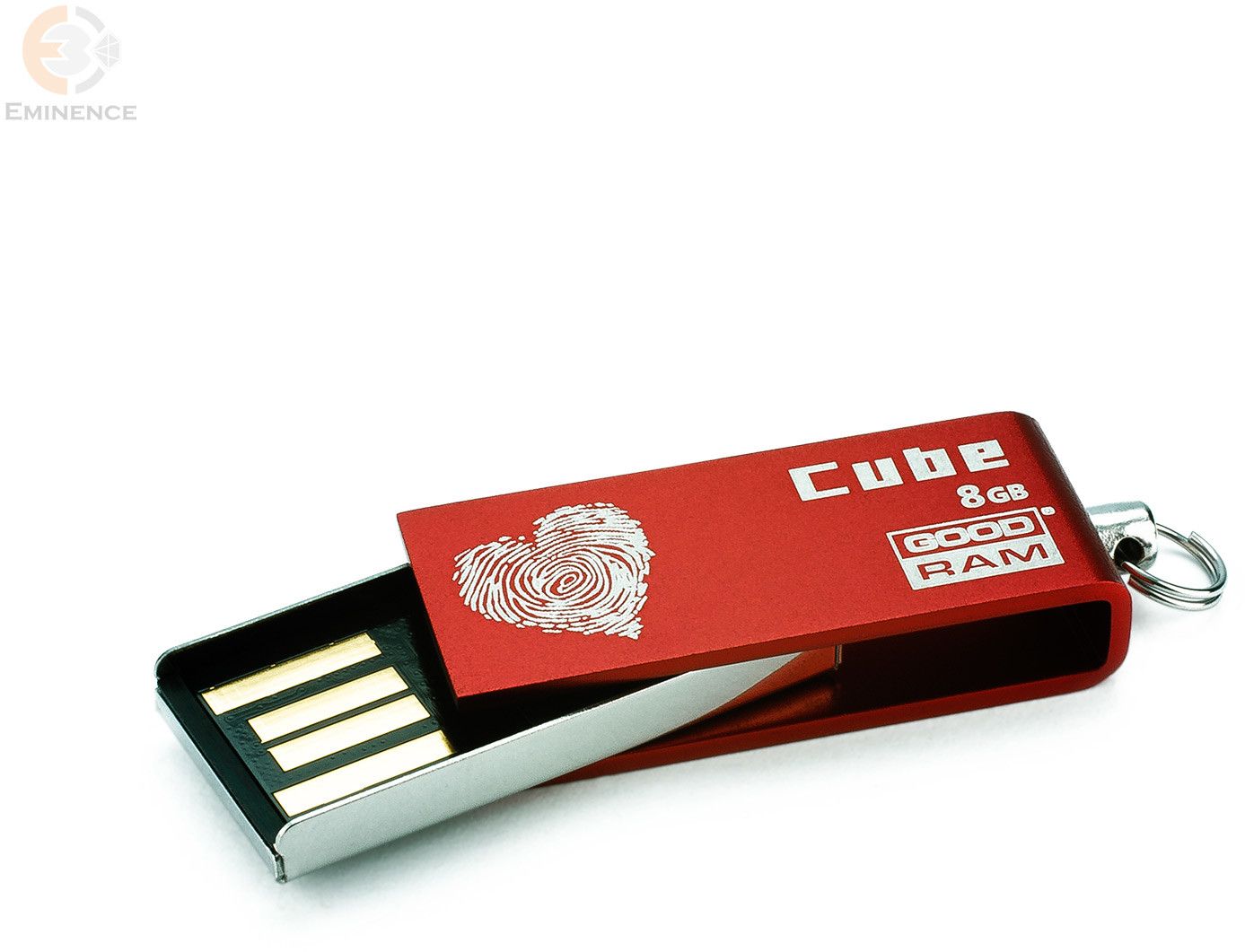 Pendrive metalowy CUBE GOODRAM z Twoim grawerem P1