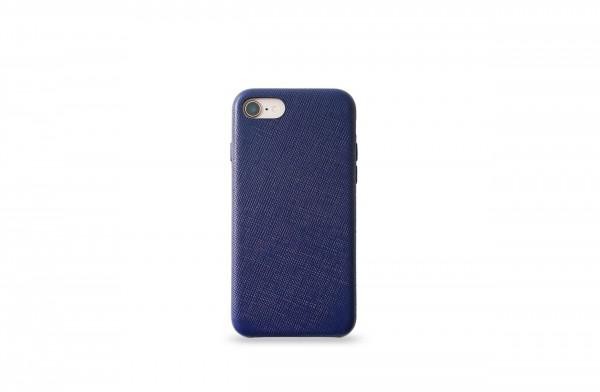 KMP Leather Case do iPhone 7/8 skórzane niebieskie