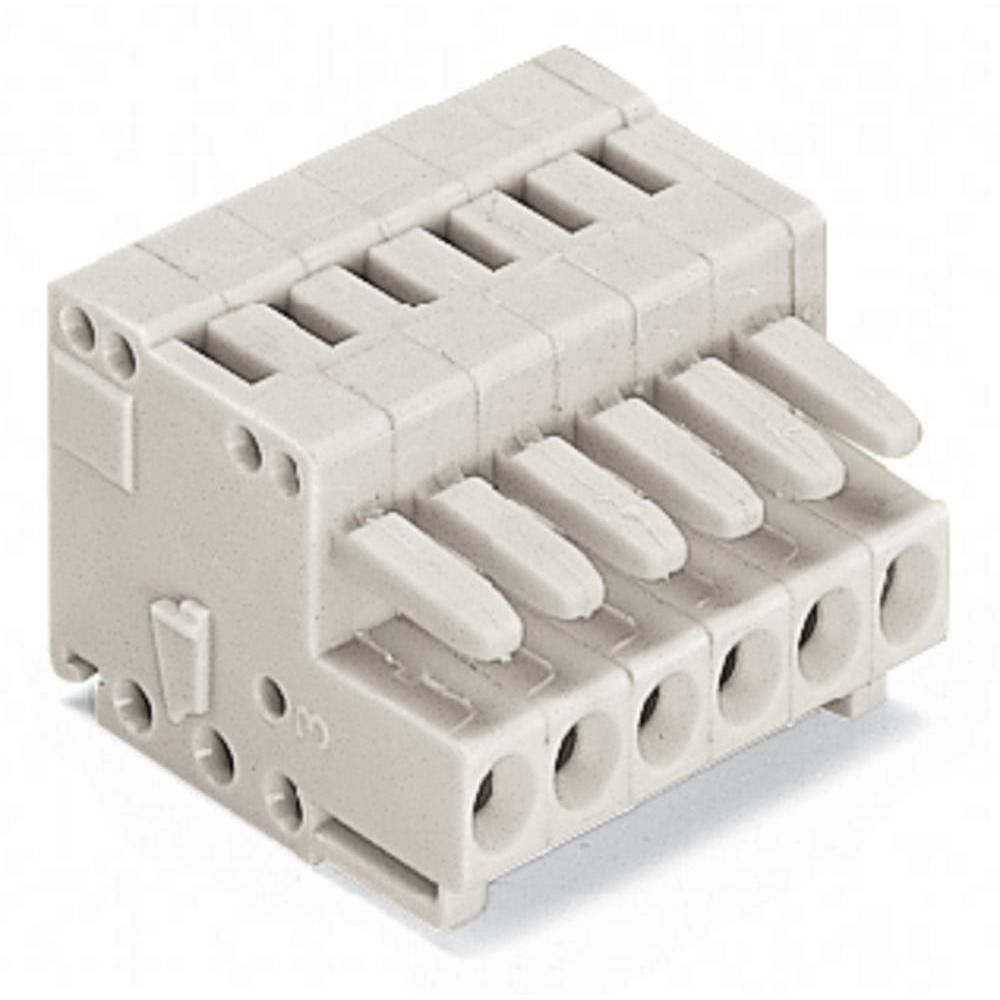 WAGO Obudowa żeńska na kabel WAGO 734-105 Ilośc pinów 5 Raster 3.50 mm 100 szt 734-105