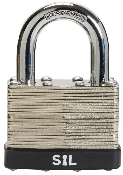 Smith and locke Kłódka laminowana Smith and Locke aluminium 50 mm niebieska QC0150
