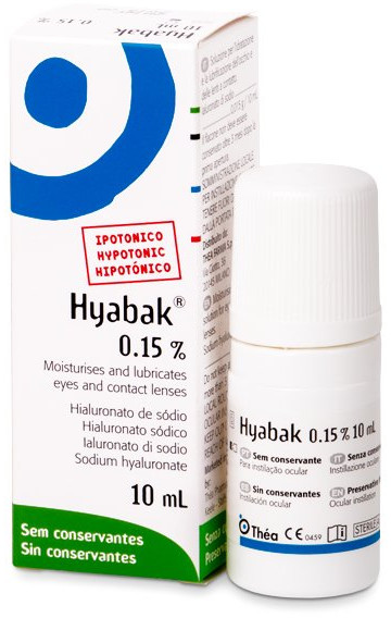 Laboratoires Thea Hyabak 0,15% 10 ml