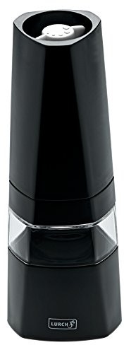 Lurch Tango młynek do soli z barem regulacji ceramicznym mechanizmem mielącym, tworzywo sztuczne, czarna, 6 x 6 x 18 cm 20841
