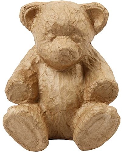 Creativ Paper papier mache Teddy, brązowy, 18 x 15 cm 50727