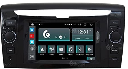 Jf Sound car audio system Custom Fit Radio samochodowe dla Lancia Ypsilon Android GPS Bluetooth WiFi USB Full HD Touchscreen Display 6.2