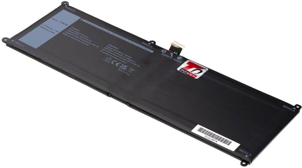 Dell WEBHIDDENBRAND Bateria T6 Power do laptopa numer części 7VKV9 Li Poly 4000 mAh 30 Wh) 7,6 V