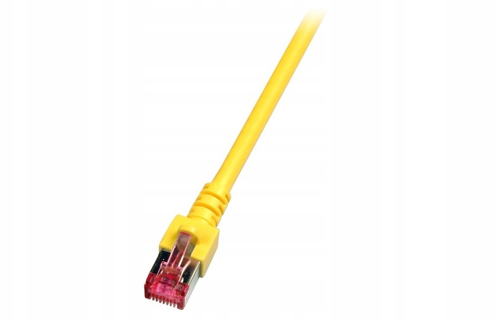 Patchcord Sftp 0,5m Cat.6 Lszh żółty