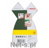 Bosch Papiery ścierne Multi 25 sztuk