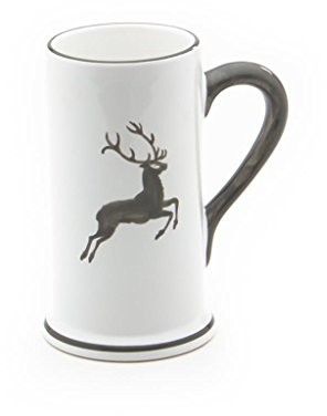 Gmundner Keramik Gmundner ceramika manufaktura 0319 krba05 szarą jeleń kufel do piwa kształt A, 0,3 L (0319KRBA05)