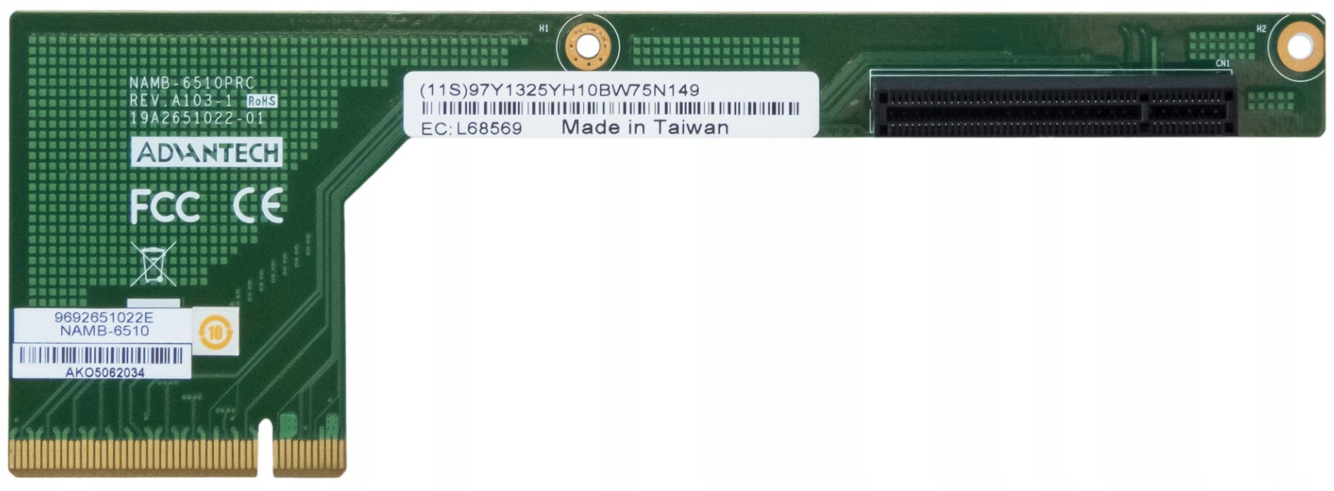Advantech NAMB-6510PRC Riser PCIe 19A2651022-01
