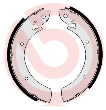 BREMBO Zestaw szczęk hamulcowych S 68 513