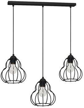 Decoland Lampa Zwis Alan czarny 3 9658 Decoland 9658/Decoland