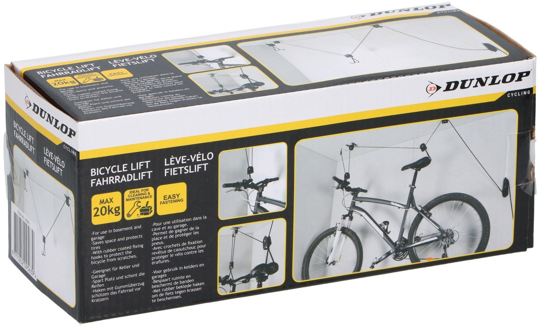 Dunlop Uchwyt wieszak sufitowy na rower E-09563