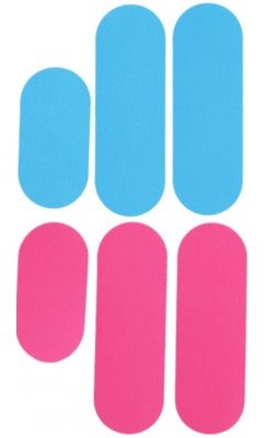 Gymform DUNLOP taśm kinezjologicznych DUNLOP na brzuch 6 szt.)