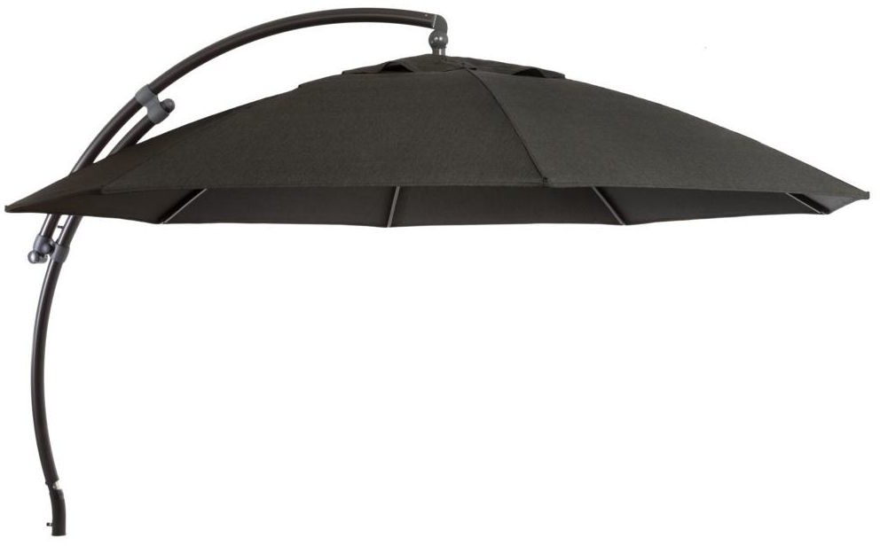 SUN GARDEN Parasol ogrodowy okrągły Easy Sun 375x305 cm antracytowy Sun Garden