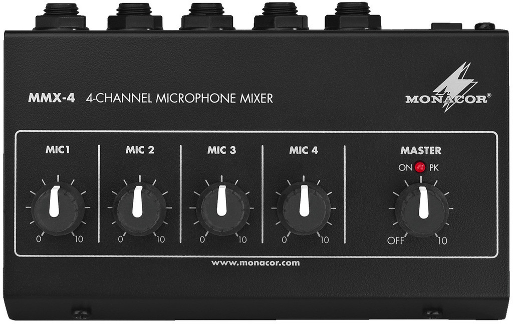 IMG Stage Line MMX-4 Miniaturowy mikser mikrofonowy 76272