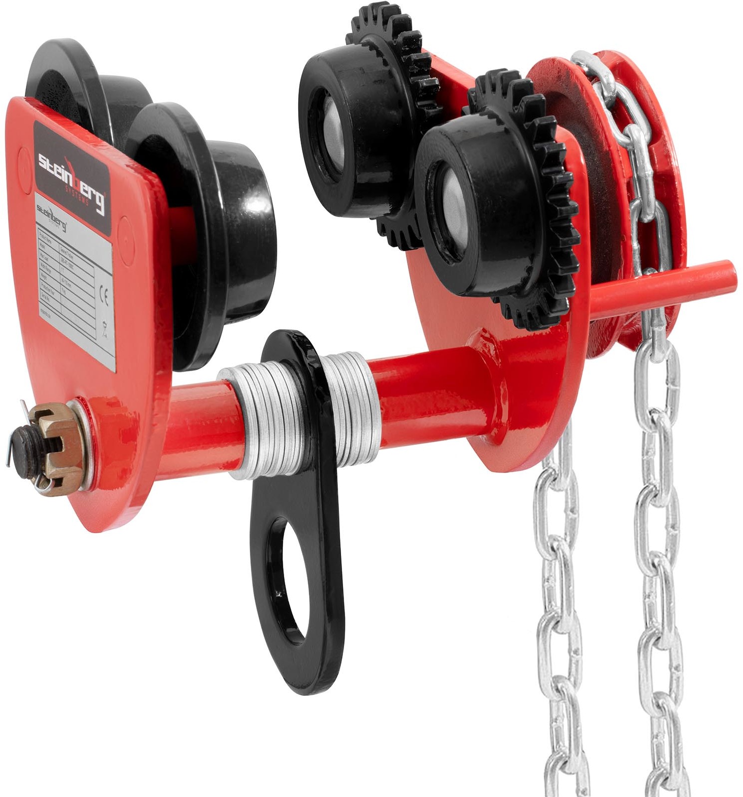 Steinberg Systems Wózek suwnicowy 1000 kg 60-110 mm z łańcuchem SBS-RT-1000C