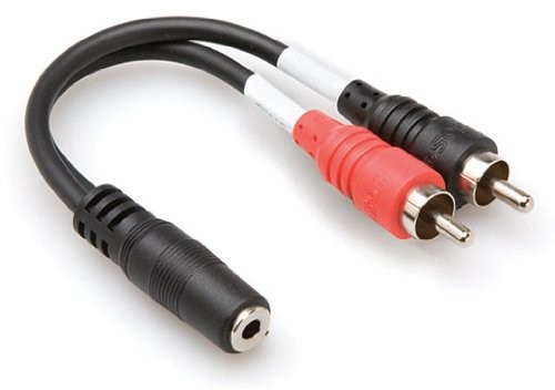 Hosa Stereo Breakout 3,5 mm TRSF do Dual RCA YMR-197