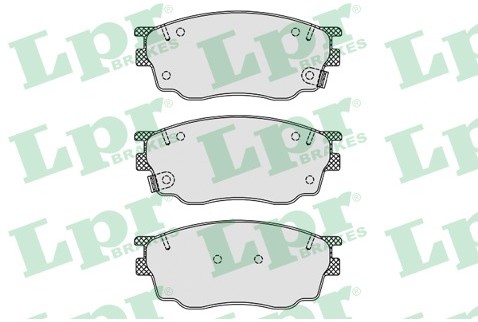 LPR GROUP Zestaw klocków hamulcowych, hamulce tarczowe GROUP 05P877