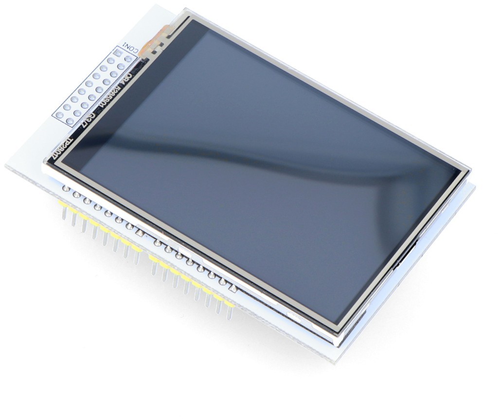 Arduino Iduino Wyświetlacz Iduino dotykowy LCD TFT 2.8'' 320x240px SPI z czytnikiem microSD - Shield dla OST-14250