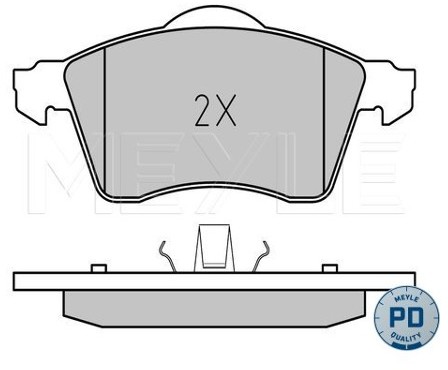 Wulf Gaertner Autoparts Zestaw klocków hamulcowych, hamulce tarczowe Wulf Gaertner Autoparts 025 218 8319/PD