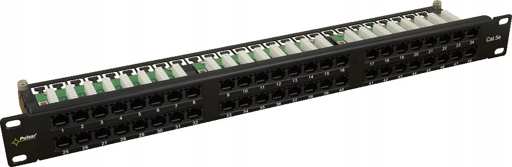 Pulsar Patch Panel RP-U48V5 48 PORTÓW/UTP/CAT5E