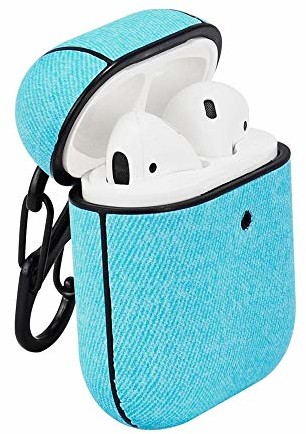 Apple TerraTec TERRATEC AirBox Fabric Blue AirPods Case etui ochronne 306847
