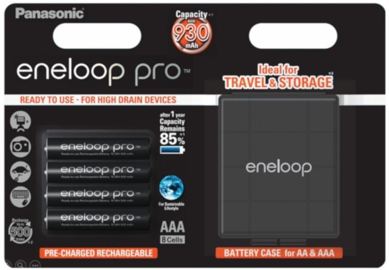 Panasonic Eneloop Akumulator ENELOOP PRO R03/AAA 930mAh 4 szt blister + box