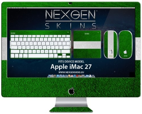 Apple Nexgen Skins IMAC270032 70026 on the Field 3d Dimensional Skin Case do iMac 27 0758524874002