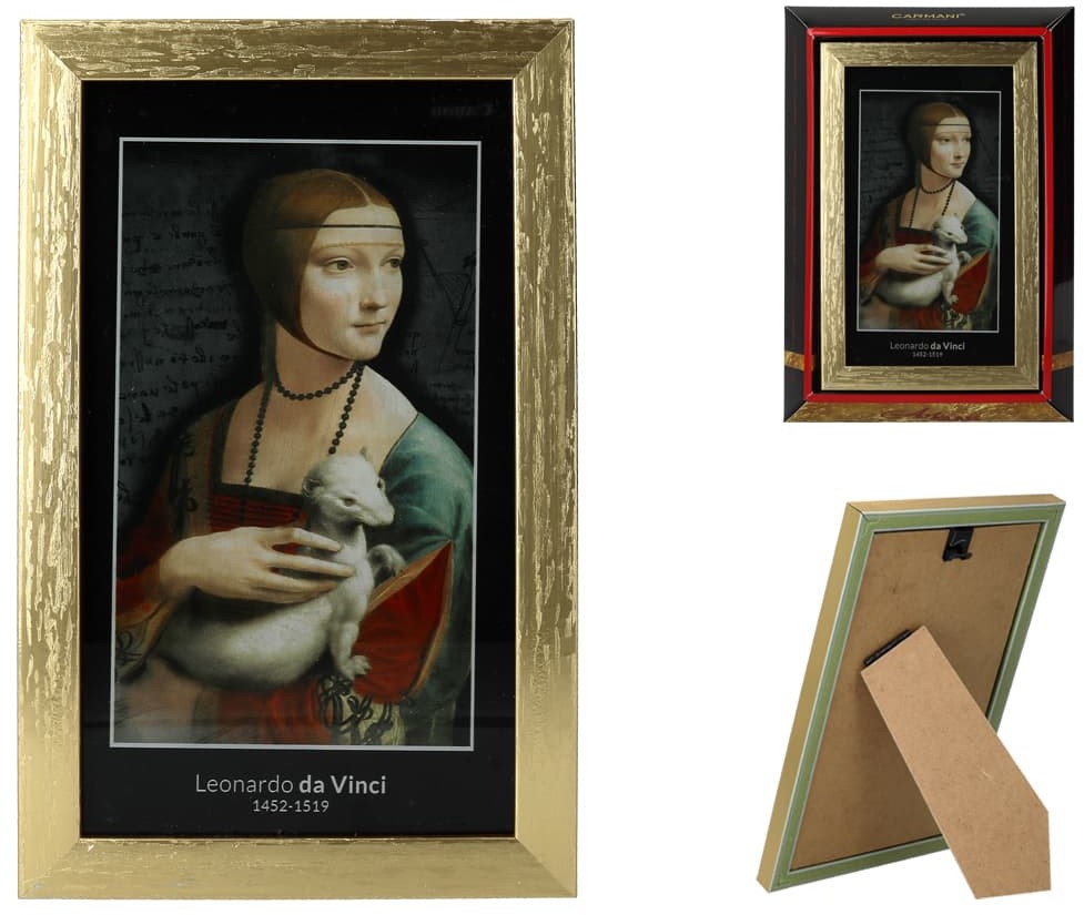 Carmani Obrazek L da Vinci Dama z łasiczką