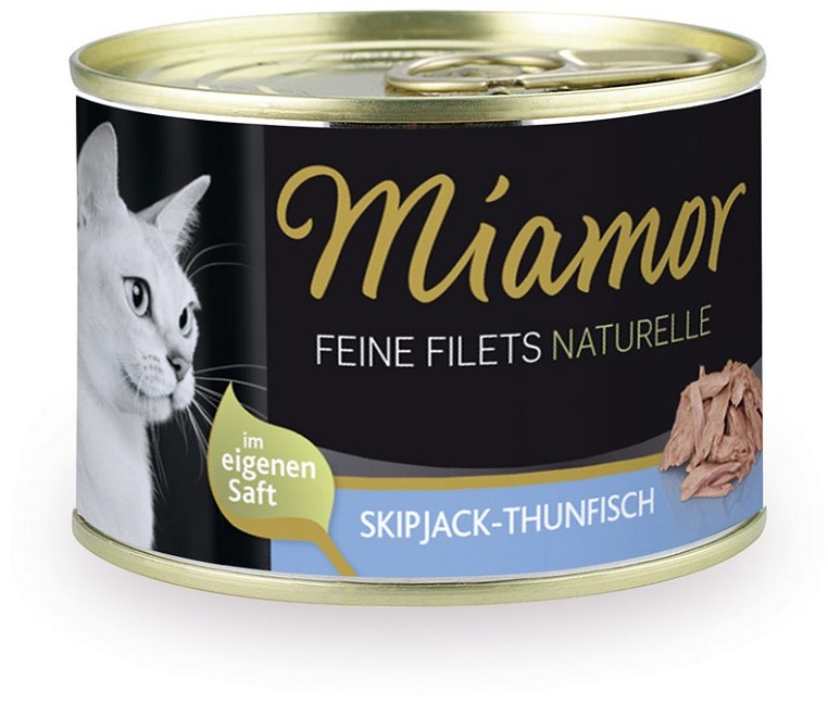 Miamor Feine Filets Naturelle filety mięsne smak tuńczyk skipjack 24x156g