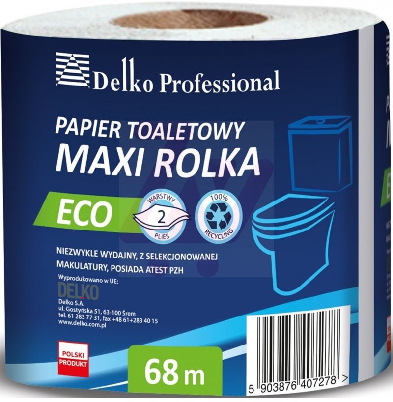 Delko DP Maxi rolka papier toaletowy 68m 18szt