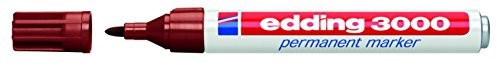 Edding felt Pen 3000 okrągły 1.5 3 MM wodoodporny, brązowy