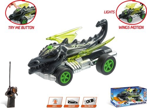 Brimarex Hot Wheels Dragon Blaster zdalnie sterowany skala 1:24