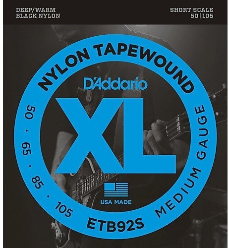 D'Addario ETB92 komplet strun Tape Wound Bass Medium ETB92S