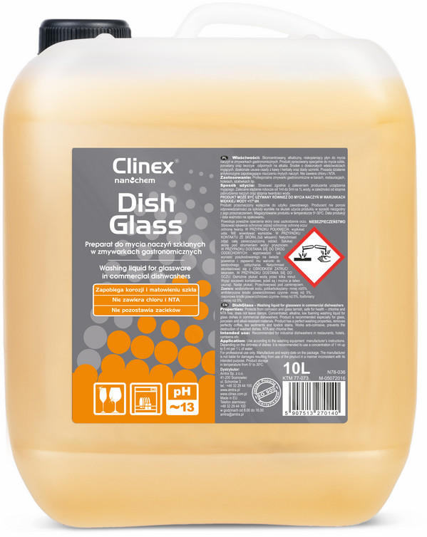 Zdjęcia - Tabletki do zmywarki Clinex Płyn do zmywarek gastronomicznych do mycia szkła usuwa osady z kawy herbat 