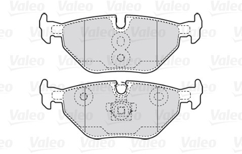 VALEO Klocki hamulcowe - komplet 301753