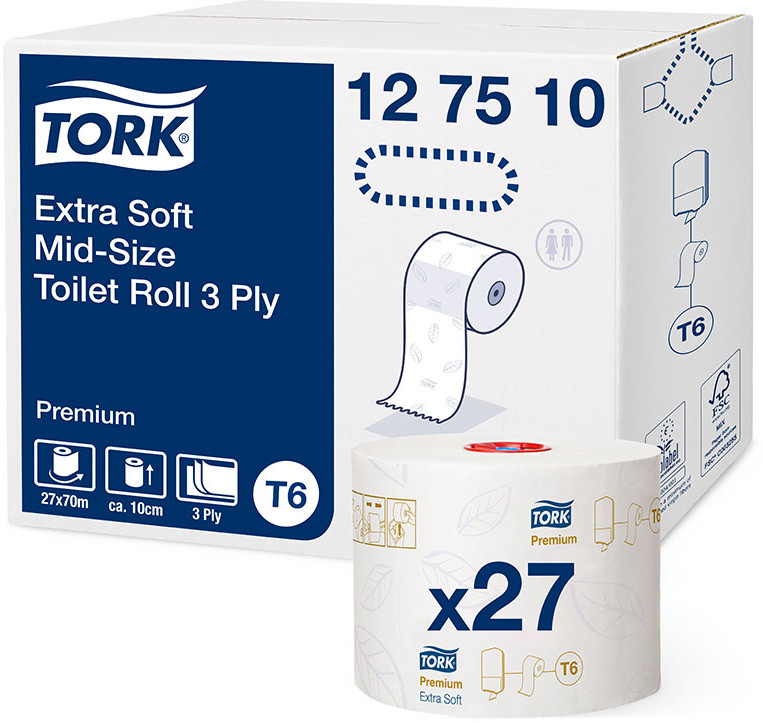 TORK Papier toaletowy do dozownika z automatyczną zmianą rolek Premium biały eks