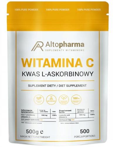 Altopharma Witamina C Kwas L-Askorbinowy proszek 500 g 1146114