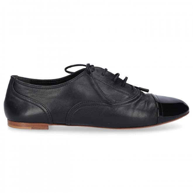 Gianvito Rossi Gianvito Rossi Buty sznurowane GL2329 skóra cielęca skóra lakierowana czarny