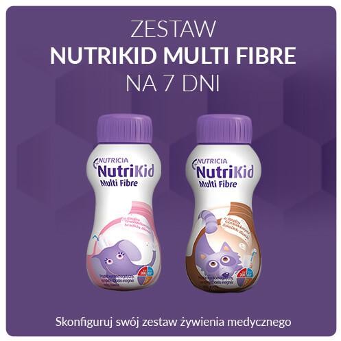 NUTRICIA ŻYWIENIE MEDYCZNE Zestaw NutriKid Multi Fibre na 7 dni (16 butelek x 200ml)