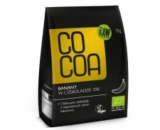 Cocoa BANANY W SUROWEJ CZEKOLADZIE 70%