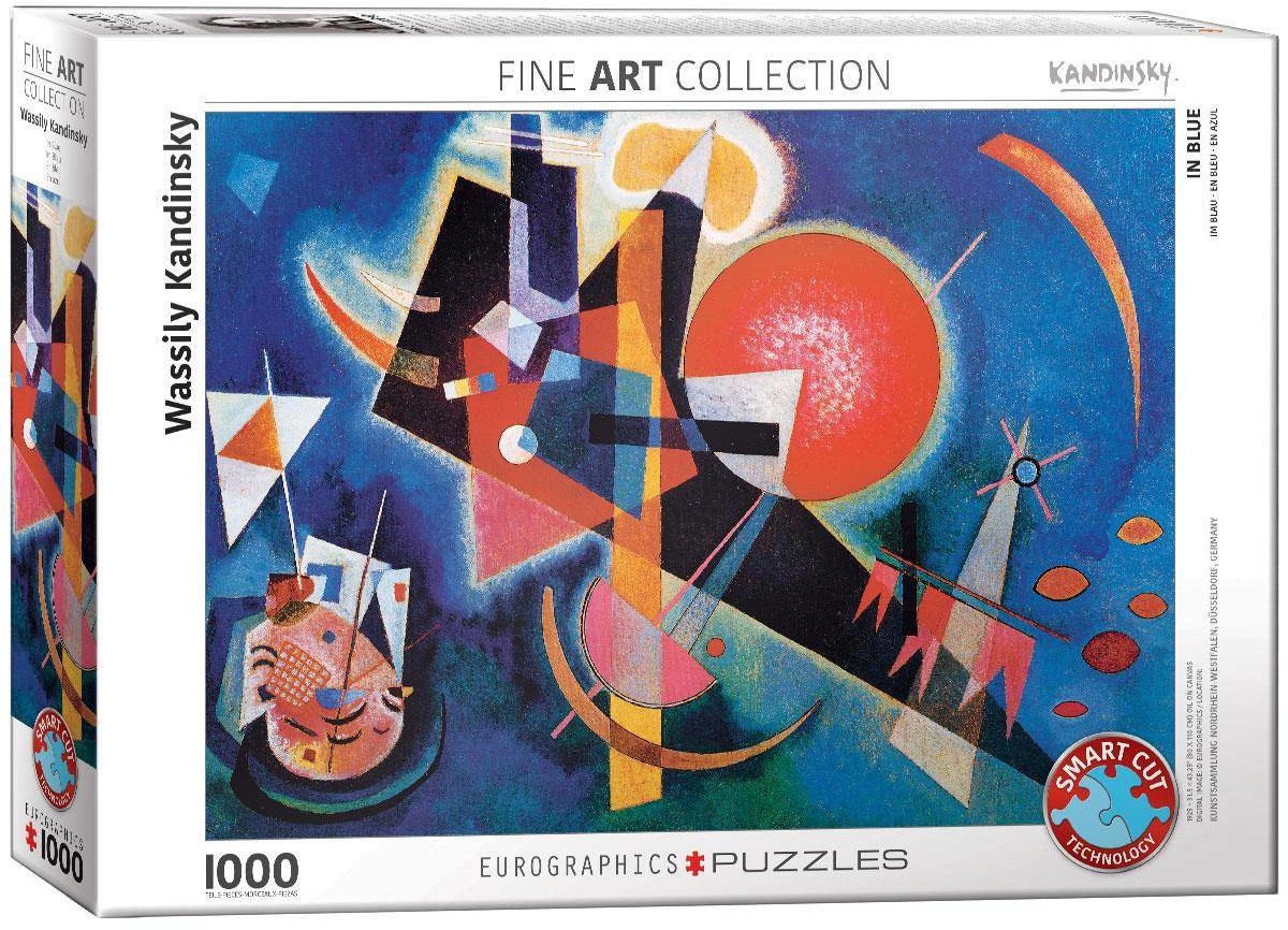 Eurographics Puzzle 1000 In Blue by Wassily Kandinsky 6000-1897 -